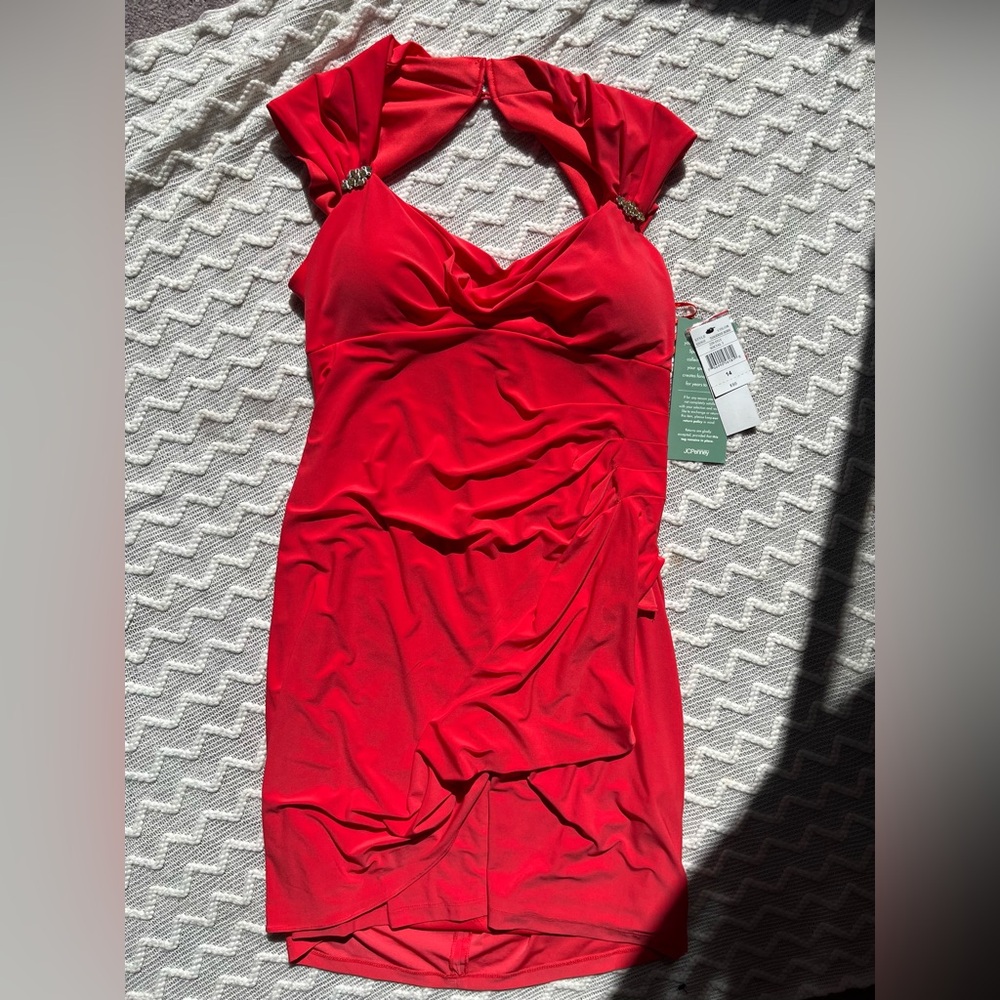 NWT Red formal dress/wedding guest dress size 14